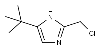 1H-Imidazole,  2-(chloromethyl)-5-(1,1-dimethylethyl)- Structure