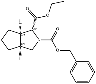 hexahydro-, 1-ethyl-2-(phenylmethyl) ester, (1R,3aS,6aR)-|