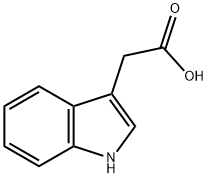 3-インドール酢酸 化学構造式