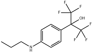 1,1,1,3,3,3-HEXAFLUORO-2-((4-PROPYLAMINO)PHENYL)PROPAN-2-OL 结构式