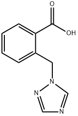 2-(1H-1,2,4-三唑-1-基甲基)苯甲酸, 876718-01-3, 结构式