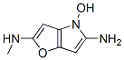 4H-Furo[3,2-b]pyrrole-2,5-diamine,  4-hydroxy-N2-methyl-|
