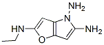 4H-Furo[3,2-b]pyrrole-2,4,5-triamine,  N2-ethyl- Structure