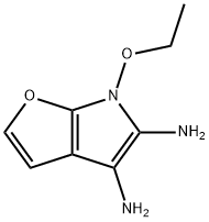 6H-Furo[2,3-b]pyrrole-4,5-diamine,  6-ethoxy-|