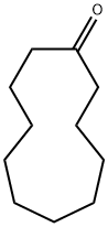 シクロウンデカン-1-オン 化学構造式