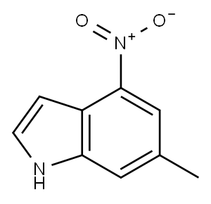 1H-Indole, 6-Methyl-4-nitro- Structure