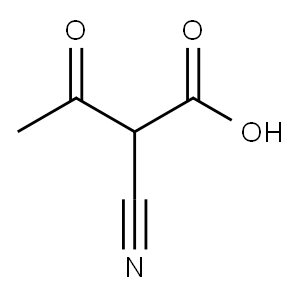 Acetoacetic acid, 2-cyano- (7CI) Structure