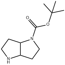 HEXAHYDRO-PYRROLO[3,2-B]PYRROLE-1-CARBOXYLIC ACID TERT-BUTYL ESTER Structure