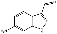1H-Indazole-3-carboxaldehyde, 6-aMino- Structure