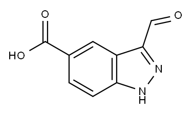 1H-Indazole-5-carboxylicacid,3-forMyl-|3-醛基-5-羧基吲唑