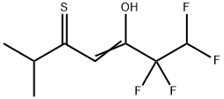 4-Heptene-3-thione,6,6,7,7-tetrafluoro-5-hydroxy-2-methyl- Structure