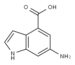 1H-Indole-4-carboxylic acid, 6-aMino-|6-氨基-1H-吲哚-4-羧酸