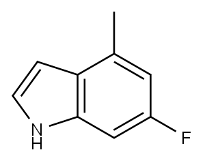 1H-Indole, 6-fluoro-4-Methyl- Structure