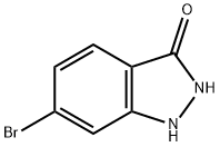 6-ブロモ-1H-インダゾール-3-オール 化学構造式