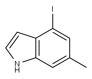 1H-Indole, 4-iodo-6-Methyl- Structure