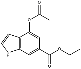 1H-Indole-6-carboxylic acid, 4-(acetyloxy)-, ethyl ester|4-乙酰氧基-1H-吲哚-6-羧酸乙酯