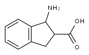1H-Indene-2-carboxylic acid, 1-aMino-2,3-dihydro- Structure