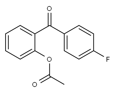 2-ACETOXY-4'-FLUOROBENZOPHENONE|2-(4-氟苯甲酰基)苯乙酸酯