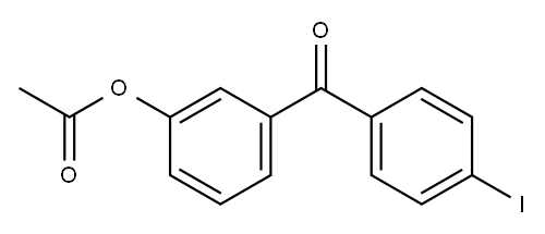 3-ACETOXY-4'-IODOBENZOPHENONE Structure