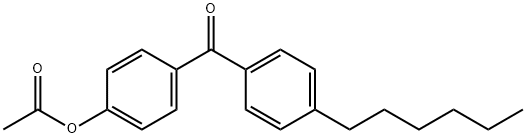 4-ACETOXY-4'-HEXYLBENZOPHENONE|4-(4-己基苯甲酰基)苯乙酸酯