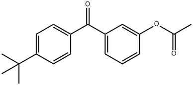 3-ACETOXY-4'-T-BUTYLBENZOPHENONE|3-(4-(叔丁基)苯甲酰基)苯乙酸酯