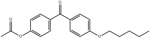 4-ACETOXY-4'-PENTYLOXYBENZOPHENONE Structure
