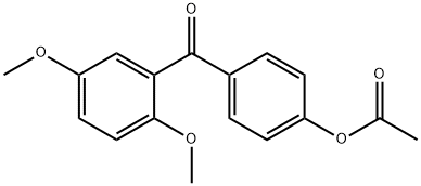 4-ACETOXY-2',5'-DIMETHOXYBENZOPHENONE|4-(2,5-二甲氧基苯甲酰基)苯乙酸酯