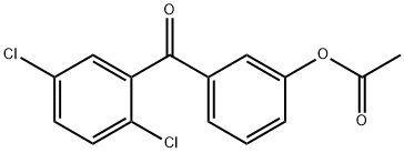 3-ACETOXY-2',5'-DICHLOROBENZOPHENONE|3-(2,5-二氯苯甲酰基)苯乙酸酯