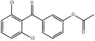 3-ACETOXY-2',6'-DICHLOROBENZOPHENONE Structure