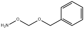 O-[(ベンジルオキシ)メチル]ヒドロキシルアミン 化学構造式