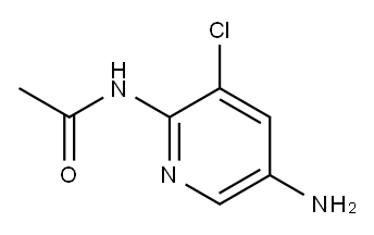 Acetamide,  N-(5-amino-3-chloro-2-pyridinyl)- Structure