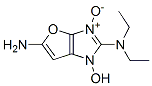 1H-Furo[2,3-d]imidazole-2,5-diamine,  N,N-diethyl-1-hydroxy-,  3-oxide  (9CI) Structure