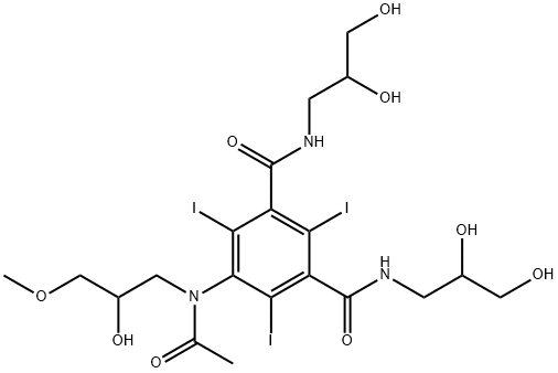IODIXANOL  RELATED COMPOUND D  (50 MG)  (5-[ACETYL(2-HYDROXY-3-METHYLPROPYL)AMINO]-N,N'-BIS(2,3-DIHYDROXYPROPYL)2,4,6-TRIIODO-1,3-BENZE-NEDICARBOXAMIDE)