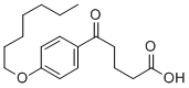 5-(4-HEPTYLOXYPHENYL)-5-OXOVALERIC ACID Structure