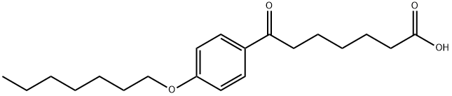 7-(4-HEPTYLOXYPHENYL)-7-OXOHEPTANOIC ACID Structure