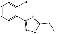2-(5-CHLOROMETHYL-[1,2,4]OXADIAZOL-3-YL)-PHENOL Structure