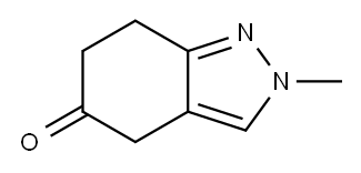 5H-Indazol-5-one,  2,4,6,7-tetrahydro-2-methyl-|2-甲基-2,4,6,7-四氢-5H-吲唑-5-酮