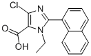 1H-IMIDAZOLE-5-CARBOXYLIC ACID, 4-CHLORO-1-ETHYL-2-(1-NAPHTHALENYL)-|