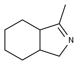 3a,4,5,6,7,7a-hexahydro-3-Methyl-1H-Isoindole Structure