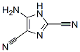 1H-Imidazole-2,4-dicarbonitrile,  5-amino- Structure