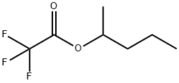 Acetic acid, 2,2,2-trifluoro-, 1-Methylbutyl ester Structure