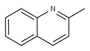 2-甲基喹啉, 91-63-4, 结构式