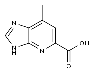 3H-Imidazo[4,5-b]pyridine-5-carboxylic  acid,  7-methyl- Structure