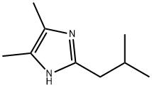 1H-Imidazole,  4,5-dimethyl-2-(2-methylpropyl)- Structure