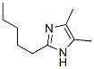 1H-Imidazole,  4,5-dimethyl-2-pentyl- Structure