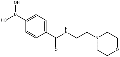 4-(2-MORPHOLINOETHYLCARBAMOYL)PHENYLBORONIC ACID Struktur