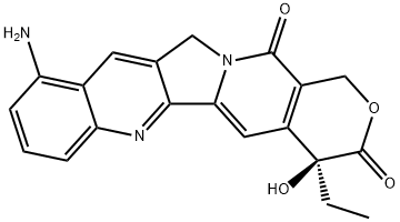9-Aminocamptothecin Struktur