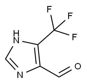 1H-Imidazole-4-carboxaldehyde,  5-(trifluoromethyl)- Structure