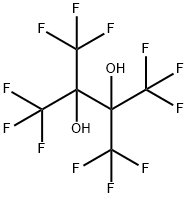 六氟-2,3-双(三氟甲基)-2,3-二醇, 918-21-8, 结构式