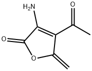 2(5H)-Furanone,4-acetyl-3-amino-5-methylene- Structure